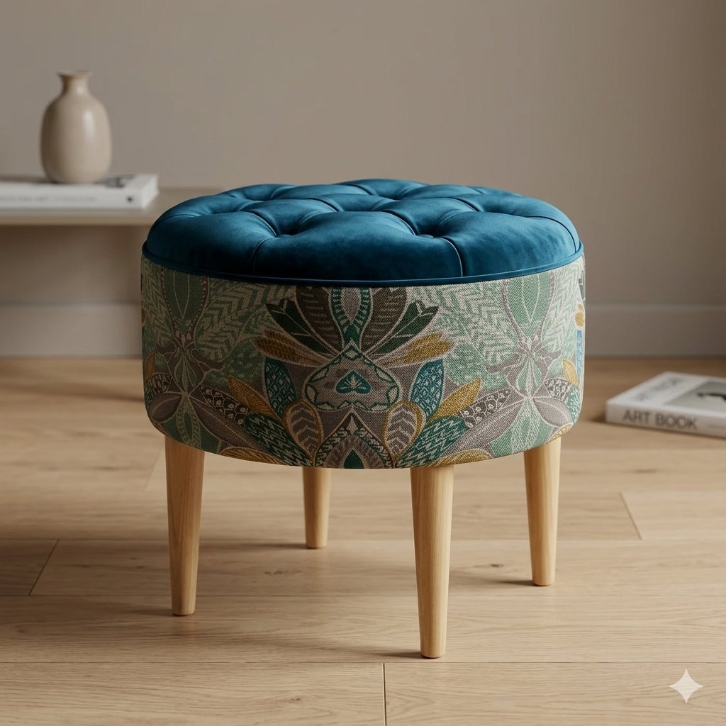 Banqueta Nórdica con Botoné